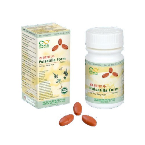 BAI TOU WENG PIAN/PULSATILLA FORM (600mg*60)