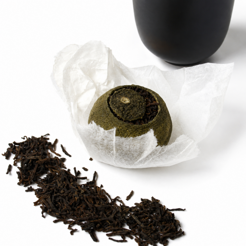 Thé Pu Erh vieilli en Qing Pi