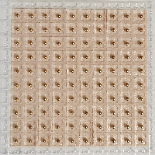 Boule magnétique plaquée or de 1.5mm